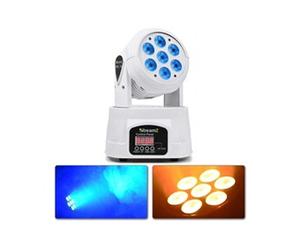 BeamZ MHL74 - Mini Lyre Wash 7x LED RGBW 10W - Blanc