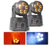 BeamZ MHL90 - 2x mini lyres Wash 60W 5x LED RGBAW Noir G