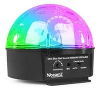 BeamZ Mini Star Ball - 6x LEDs 3W RGBAWP avec Télécommande Noir