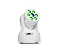 BeamZ NOVA68G-WH - Lyre Wash & Gobo LED RGBW 30W + 6x 8W | Version Blanche | Compacte et Puissante