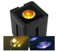 Eclairage et jeux de lumière Beamz Pro KUBE20BK Projecteur LED PAR Uplight sur Batterie IP65 - Noir, 20 Watts, RGBWA-UV, Autonomie 12H