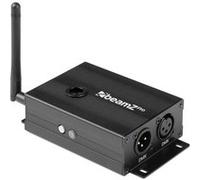 BeamZ Pro WTR10 Émetteur-Récepteur Hybride DMX Sans Fil - WDMX et Eazy Link, Entrée/Sortie XLR Noir G