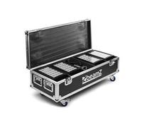 BeamZ Flightcase FL4 - Flightcase pour 4 Star-Color, Robuste et Pratique, avec roulettes et Poignées, Idéal pour DJ Mobiles