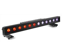 BeamZ Professional LCB1215IP - Barre à LEDs, IP65, 56 LEDs, Couleurs RGBAW, Mode DMX Noir