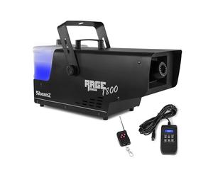 BeamZ RAGE1800SNOW Machine à Neige 1800 Watts, Buse Longue Durée et Design Unique, DMX, Télécommande sans Fil et Programmateur, Boitier Métal, Étrier de Montage et Poignée, Réservoir 3.5L