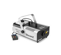 Beamz S1500 Machine à fumée, Puissance 1500 Watts, Réservoir 2 Litres, 295m3 de fumée par minute, Télécommande 3m