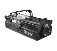 BeamZ S3500 Machine à Fumée Professionnelle DMX 3500W, Écran de Contrôle Affichage LCD, Télécommande sans Fil, 1200 m³ de Débit par Minute, Réservoir 5 L, Idéal pour Grandes Salles