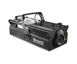 BeamZ S3500 Machine à Fumée Professionnelle DMX 3500W, Écran de Contrôle Affichage LCD, Télécommande sans Fil, 1200 m³ de Débit par Minute, Réservoir 5 L, Idéal pour Grandes Salles