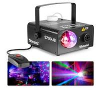 BeamZ S700-JB Machine à Fumée 700 Watts avec Lumière JellyBall, Télécommande Filaire et Sans Fil, Réservoir 250 ml, Préchauffage Rapide, Idéal pour Soirée DJ, Animation ou Mariage.