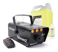 BeamZ S700-LED Flamme Machine à Fumée avec Liquide de Nettoyage et de Brouillard - 700W, Idéal pour Animer vos Soirées