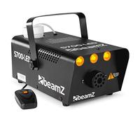 BeamZ S700-LED Machine à Fumée 700 Watts avec 3 x LED Ambre Effet Flamme, Solide et Compacte, Télécommande 3 m, Débit 75m³/minute, Réservoir 0.4 L, Idéal pour votre Soirée ou Spectacle