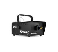 BeamZ S700 Machine à Fumée Solide et Compacte, 700 Watts, Télécommande 3 m, Réservoir 0.4 L, Préchauffe Avant Utilisation : 3 minutes, Idéal pour votre Soirée avec des Jeux de Lumière