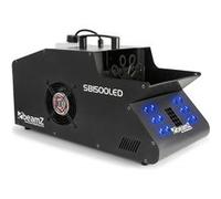 BeamZ SB1500LED - Machine à Fumée et à Bulles 1500W, avec 5L de Liquide à Bulles + 5L de Liquide à Fumée, 12x LED RGB, Idéal pour Soirées et Animations