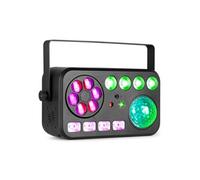 BeamZ Shimmer2 - Jeu de Lumière Professionnel 3 Effets (Bee Eye, Water Wave & Lasers) | Ambiance Immersive et Design Compact