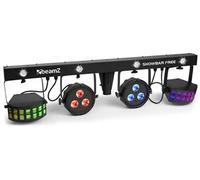 BeamZ Showbar LED 2x PAR 2x Derby, Mode DMX ou Stand Alone, Mode Auto ou Audio, Shows Préprogrammés, Télécommande Infrarouge, Livré avec Sacoche