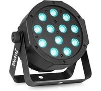 BeamZ SLIMPAR37 Projecteur PAR LED RGBW - 12 LEDs de 4 Watts, modes DMX 4 ou 8 canaux, mode autonome Noir