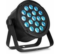 BeamZ SLIMPAR45 - LED Projecteur PAR, 18x LED RGB, Shows Lumineux Préprogrammés Noir