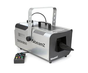 BeamZ SNOW1800 Machine à Neige DMX 1800 W, Télécommande Filaire 3 m Programmable, Poignée et Étrier de fixation, Grand Réservoir 3 L, Idéale pour Tapisser le Sol et Produire des Gros Flocons