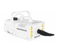 BeamZ SNOW900LED Machine à Neige DJ 900 Watts, Facile à Transporter, Avec Poignée et Étrier de fixation, Télécommande Sans Fil, Réservoir 1 L, Idéale Soirée d'Hiver DJ