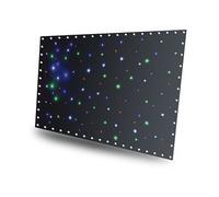 BeamZ SPW96 - Rideau à LEDS DJ, 96x LED RGBW, Dimensions 200 x 300cm, 20 Shows Lumineux Préprogrammés, Télécommande RF, Mode DMX, Mode Audio