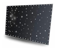 BeamZ SPW96C - Rideau à LEDS DJ, 96x LED Blanches, Dimensions 210 x 320cm, 20 Shows Lumineux Préprogrammés, Télécommande RF, Mode DMX, Mode Audio