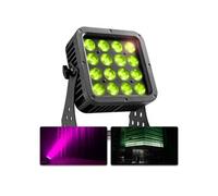 BeamZ STARCOLOR128 Projecteur LED - 16x LED 8W RGBW, Boitier Aluminium Ultra Résistant IP65, DMX, Facile à Transporter et à Utiliser, Parfait pour Éclairage Soirée, Scène ou Architecture