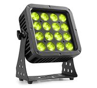 BeamZ STARCOLOR128 Projecteur LED - 16x LED 8W RGBW, Boitier Aluminium Ultra Résistant IP65, DMX, Facile à Transporter et à Utiliser, Parfait pour Éclairage Soirée, Scène ou Architecture