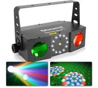 BeamZ Terminator IV Double Moon LED avec Laser et Stroboscope Noir G