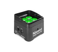 BeamZ TP46 - Projecteur PAR Uplight RGB-UV DMX - 16 Watts, Télecommande Incluse, Idéal pour Éclairage de Salle, Mariage, Jardin, Architecture, Hôtel, Restaurant
