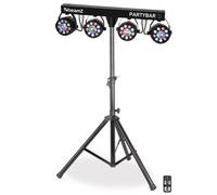 BeamZPartybar3 4 x projecteurs PAR avec Magic Ball