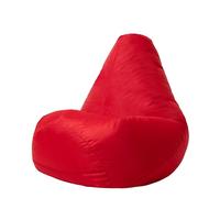 Bean Bag Bazaar Dalton Pouf Enfant Gaming, Pouf Poire avec Remplissage, Chaise Confortable, Fauteuil Salon Confortable, Chaise de Jardin, Salon de Jardin Exterieur, Fauteuil Exterieur, Rouge