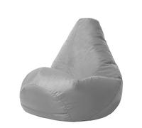 Bean Bag Bazaar Dalton Pouf Enfant Gaming, Pouf Poire avec Remplissage, Chaise Confortable, Fauteuil Salon Confortable, Chaise de Jardin, Salon de Jardin Exterieur, Fauteuil Exterieur, Gris