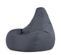 Bean Bag Bazaar Dalton Recliner Pouf Gaming, Pouf Poire avec Remplissage, Chaise Confortable, Fauteuil Salon Confortable, Chaise de Jardin, Salon de Jardin Exterieur, Fauteuil Exterieur, Gris Ardoise