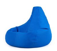 Bean Bag Bazaar Dalton Recliner Pouf Gaming, Pouf Poire avec Remplissage, Chaise Confortable, Fauteuil Salon Confortable, Chaise Chambre, Jardin, Exterieur, Fauteuil Exterieur, Bleu