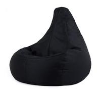 Bean Bag Bazaar Dalton Recliner Pouf Gaming, Pouf Poire avec Remplissage, Chaise Confortable, Fauteuil Salon Confortable, Chaise de Jardin, Salon de Jardin Exterieur, Fauteuil Exterieur, Noir
