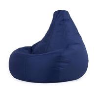 Bean Bag Bazaar Dalton Recliner Pouf Gaming, Pouf Poire avec Remplissage, Chaise Confortable, Fauteuil Salon Confortable, Chaise de Jardin, Salon de Jardin Exterieur, Fauteuil Exterieur, Bleu Marine
