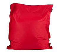 Bean Bag Bazaar Pouf Enfant, Pouf Poire avec Remplissage, Chaise Confortable, Fauteuil Salon Confortable, Chaise de Jardin, Salon de Jardin Exterieur, Fauteuil Exterieur, Rouge
