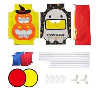 Bean Bag Games Set, Halloween Toss Toys, Interactive Sensory Play, Durabled Soft Fabric Easy Grip for Outdoor Party, Birthday, Camping, Classroom Fun, 18.9x14.96x13.78 inches