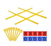 Bean Bag Toss Game - 47.24 inch Outdoor Family Fun Set | Nylon Party Lawn Game - Portable Throwing Target Games with 10 Sandbags Spikes and Carry Bag for Beach Backyard Picnic Or Carnival