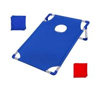 Bean Bag Toss Game - Jouet de cornhole d'extérieur, planche à lancer portable | Plate-forme de voyage économiseur d'espace, jeu de pelouse amusant pour les tout-petits et les , activités de