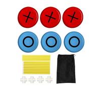 Bean Bag Toss, Tossing Game, PVC Material Portable Large Capacity Easy Setup Lightweight Bright Colors Multiplayer Fun, Carrying Bag for Family Outdoor Picnic, 48.43x48.43Inches