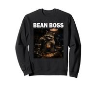 Bean Boss Connaisseur de café Raton Laveur Amoureux du café Sweatshirt