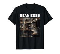 Bean Boss Connaisseur de café Raton Laveur Amoureux du café T-Shirt Graphique avec Valeur
