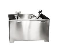 Bean Curd Press - Stainless Steel Manual Food Making Mold for Kitchen Use | Multifunctional Cheese and Tofus Press for Paneer Soy Dishes Vegetarian Cooking Home Restaurant, 22x14x11cm Stainless Steel