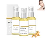 Bean Essence,Exfoliating Essence for face,Serum Visage Riche en Protéines de Soja,Hydrating Skincare Coreen,Korean Skincare,Exfoliating Toner, Face Serum Helps Even Skin Tone and Texture (50ml, 3PC)