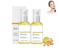 Bean Essence,Exfoliating Essence for face,Serum Visage Riche en Protéines de Soja,Hydrating Skincare Coreen,Korean Skincare,Exfoliating Toner, Face Serum Helps Even Skin Tone and Texture (50ml, 2PC)