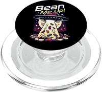 Bean Me Up Fans de Science-Fiction Nerds UFO Humour PopSockets PopGrip pour MagSafe