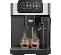Bean to Cup CaffeExperto CEG7304X Cafetière à lait avec écran tactile couleur 19 bars et 2 buses de café entièrement automatique Argenté