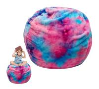 Beanbag en Peluche Organisateur de Jouets pour en Peluche | Présenté de Peluche, Coussin de Plancher pour Chambre à Coucher, Chambre d' , Fermeture éclair Robuste