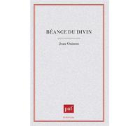 Béance du divin - Jean Onimus - Puf - broché - Livre